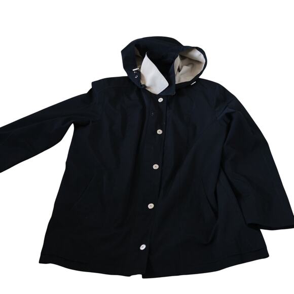 Gallery women's hooded rain coat